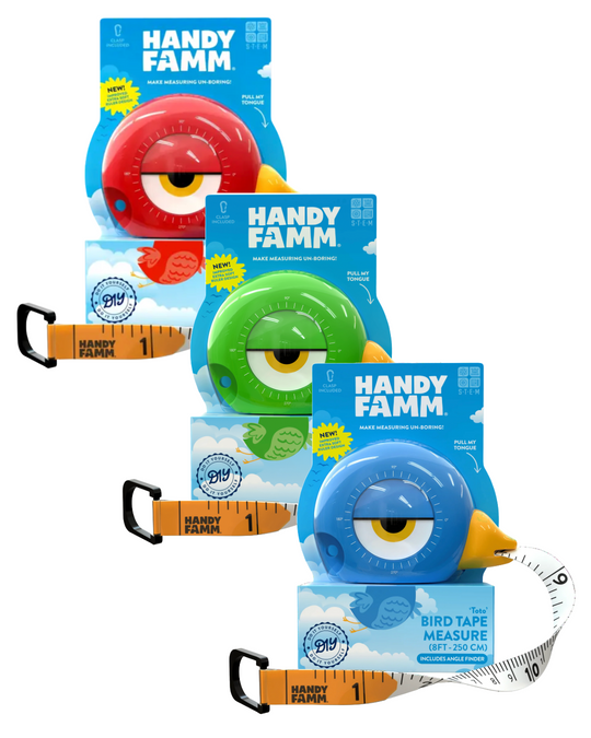 HandyFamm Bird 3-in-1 Tape Measure