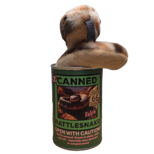 Canned Rattlesnake Plush - Route 66 Centennial Edition