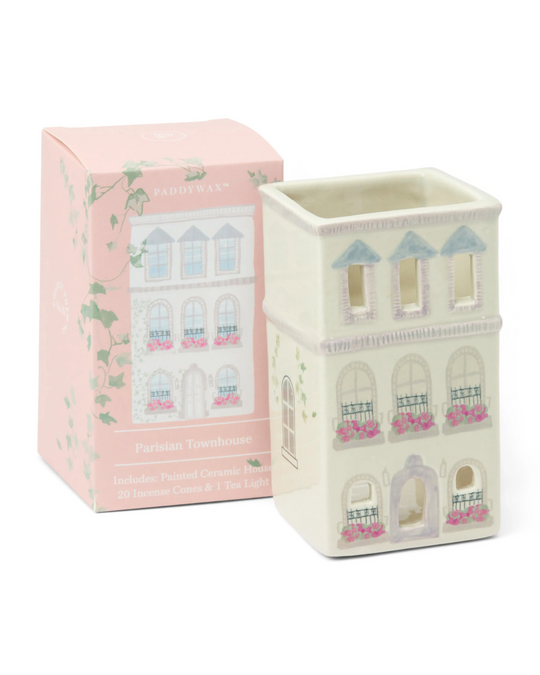 Parisian Townhouse Incense & Tea Light Holder