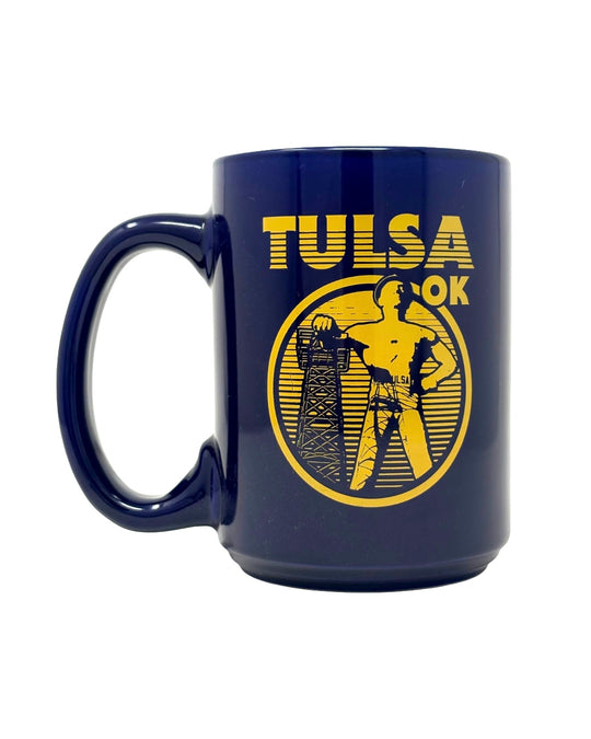 Vintage Driller Navy Mug