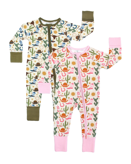 Western Bamboo Convertible Pajamas