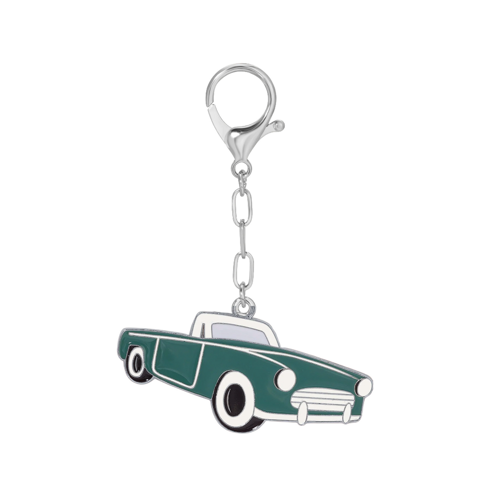 Classic Car Enamel Bag Charm