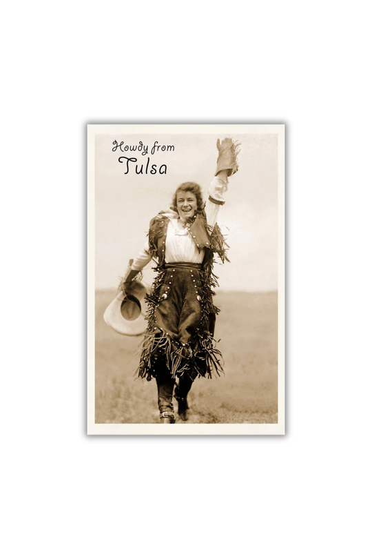 Howdy From Tulsa Postcard