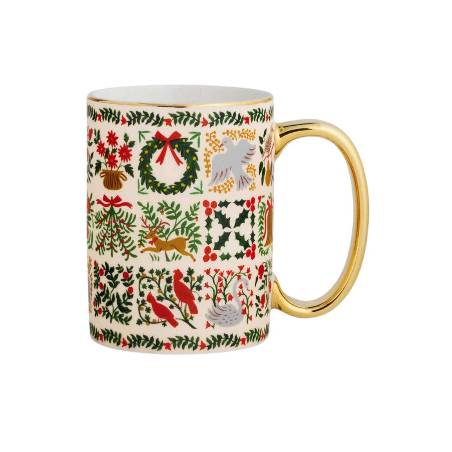 Christmastide Porcelain Mug
