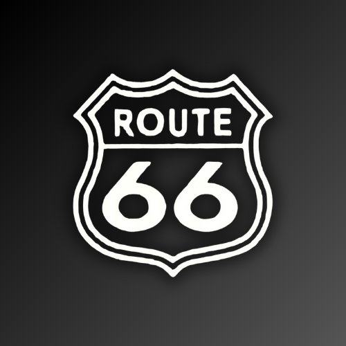 Route 66 Cut Graphic Decal