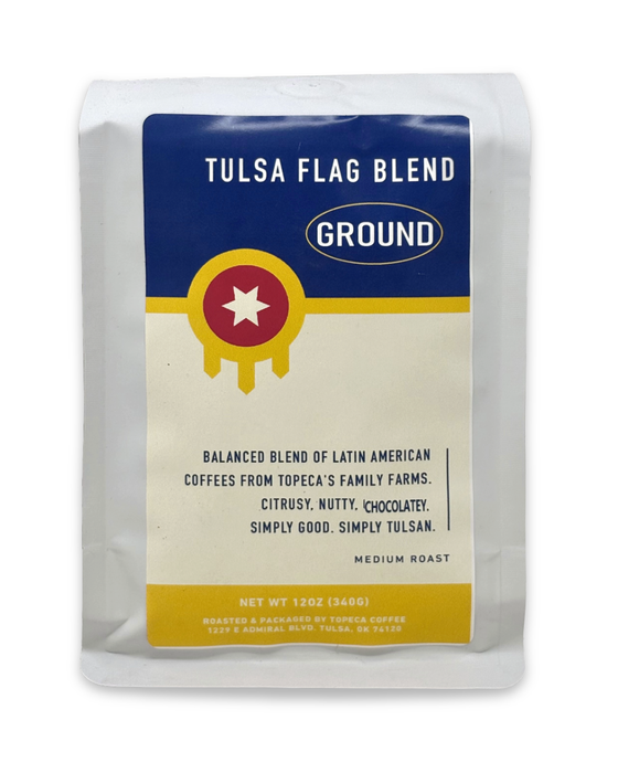 Topeca Ground Drip Coffee - Tulsa Flag Blend