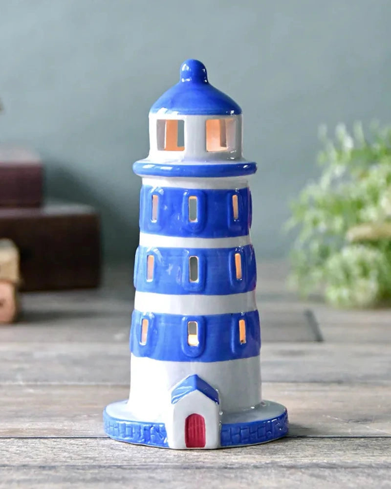 Lighthouse Tea Light & Incense Holder