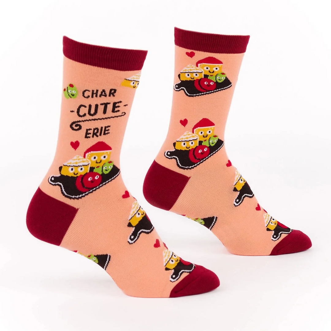 Char-Cute-Erie Women's Crew Socks