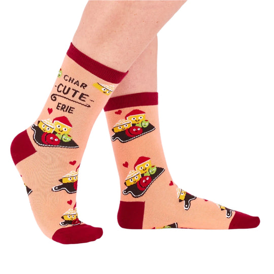 Char-Cute-Erie Women's Crew Socks