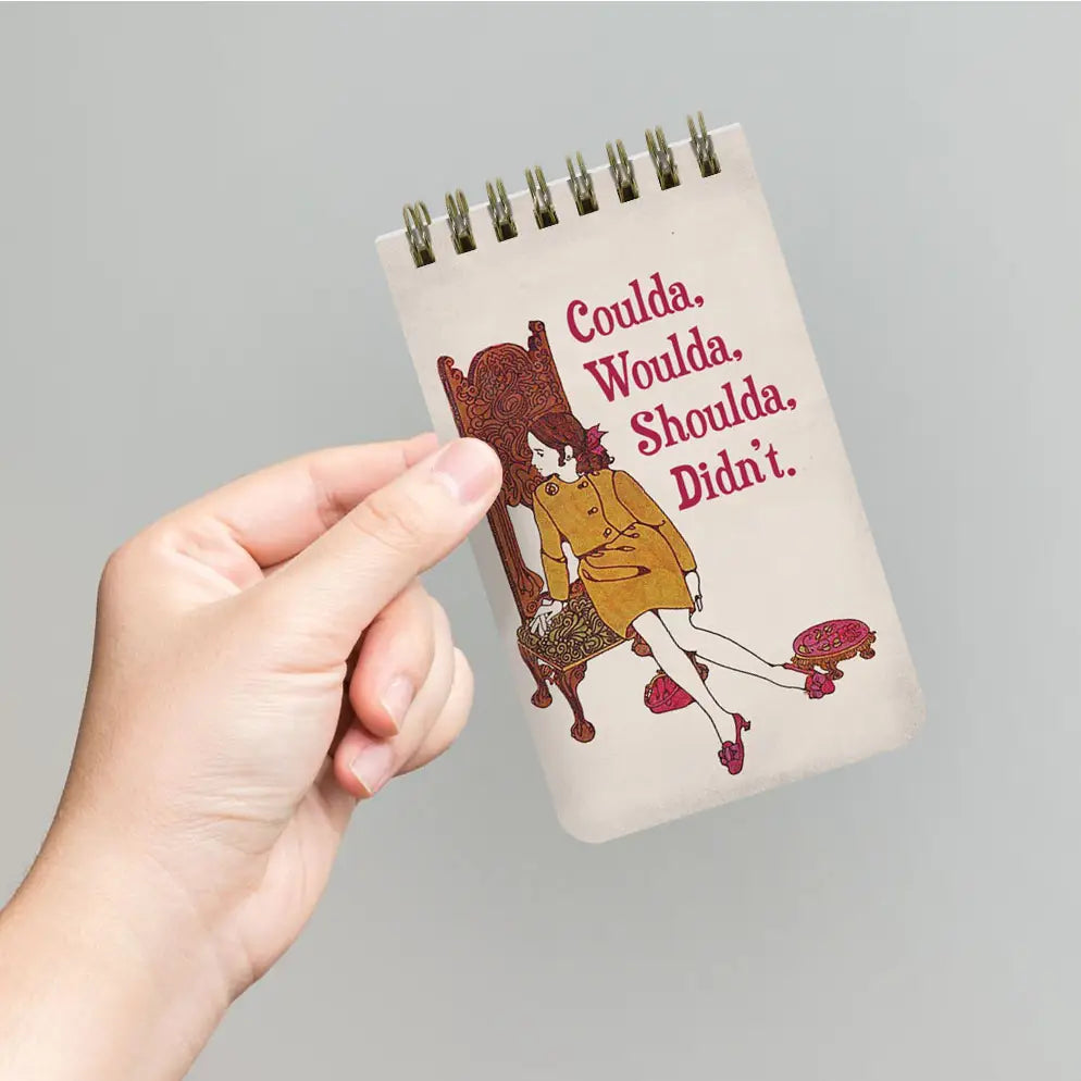 Woulda Coulda Shoulda Spiral Notepad