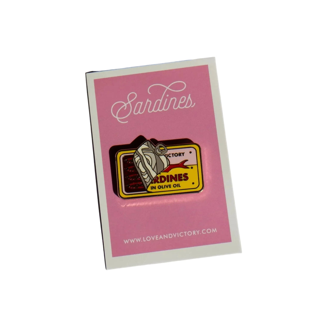 Sardines Enamel Pin