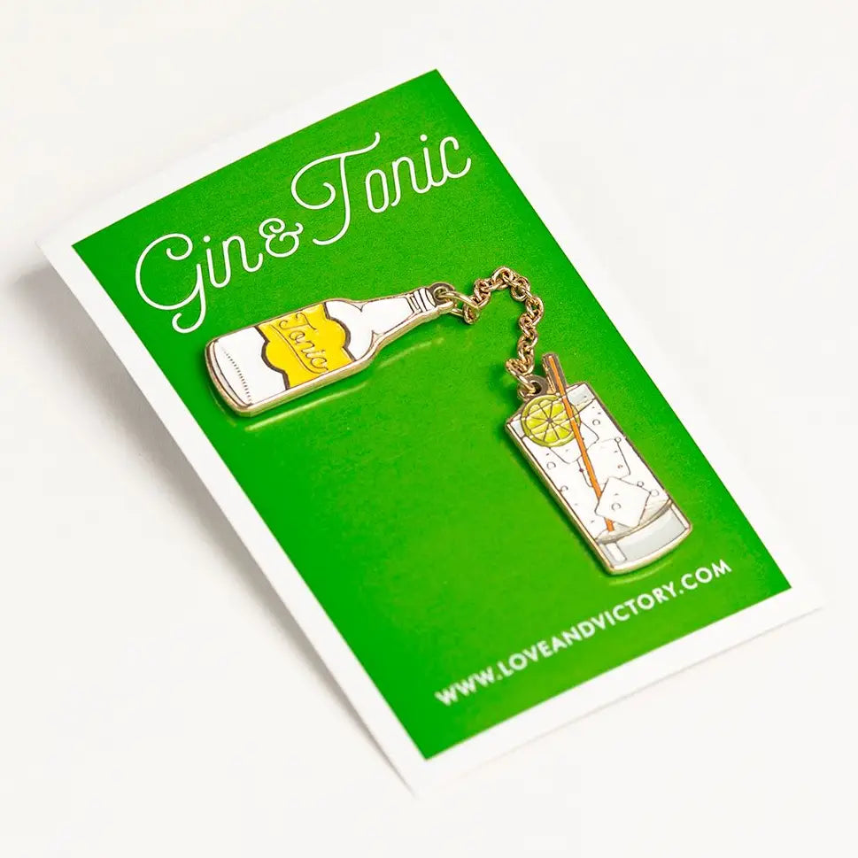 Gin & Tonic Enamel Pin