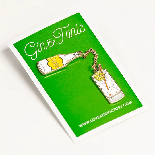 Gin & Tonic Enamel Pin