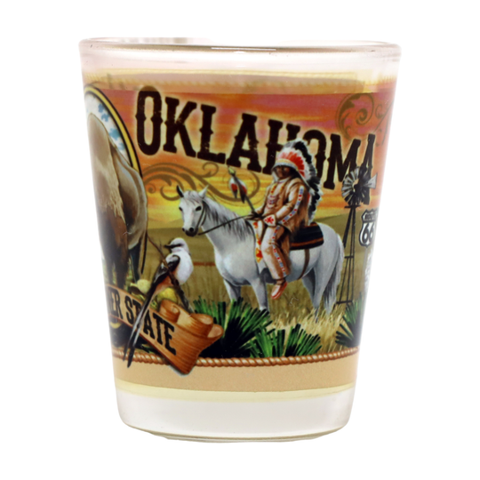 Oklahoma Mural Shot Glass