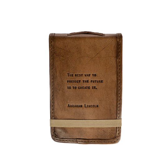 Abraham Lincoln Mini Leather Journal