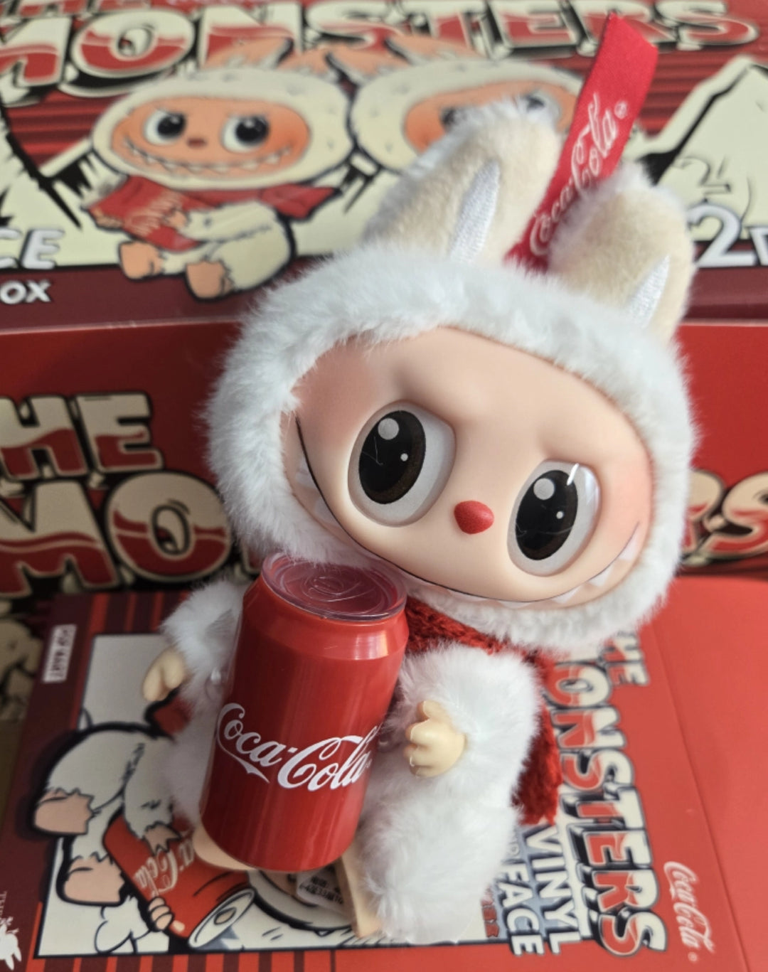 Labubu-Style Monster Keychain - Cola