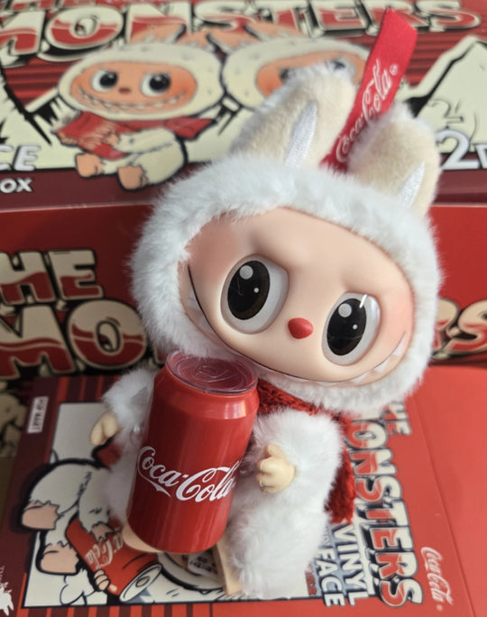 Labubu-Style Monster Keychain - Cola