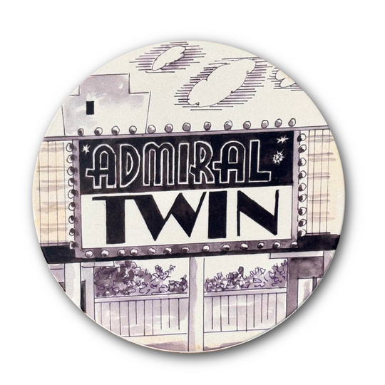 Admiral Twin Drive-In Theater Coaster
