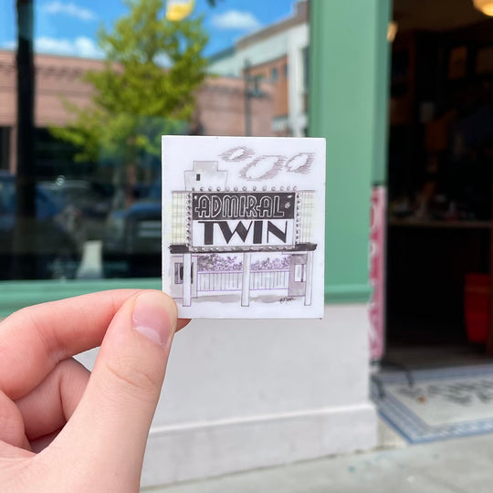 Admiral Twin Theater Sticker