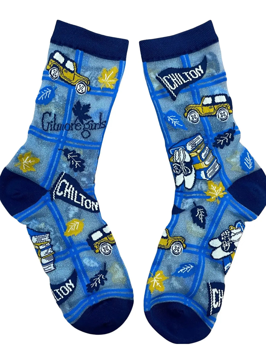 Gilmore Girls Chilton Shimmer Sheer Crew Socks