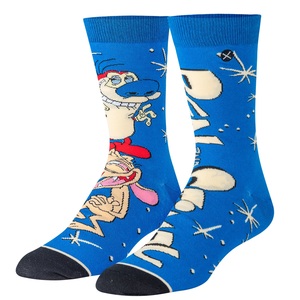 Ren & Stimpy Crew Socks