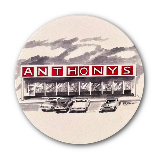 Anthony's Department Store Coaster