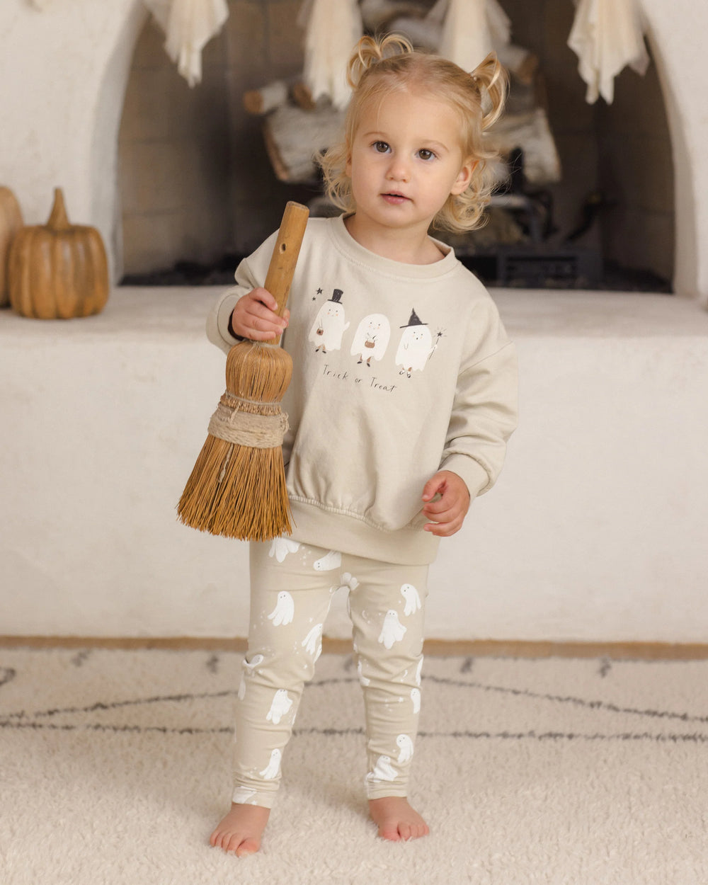 Quincy Mae - Trick or Treat Relaxed Fleece Sweatshirt