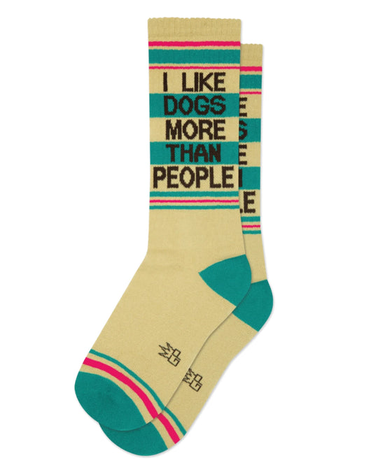 I Like Dogs More Than People Gym Socks