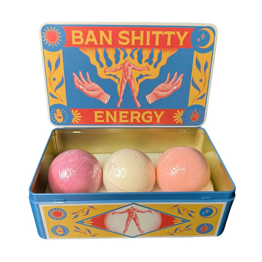 Ban Shitty Energy Bath Bomb Tin