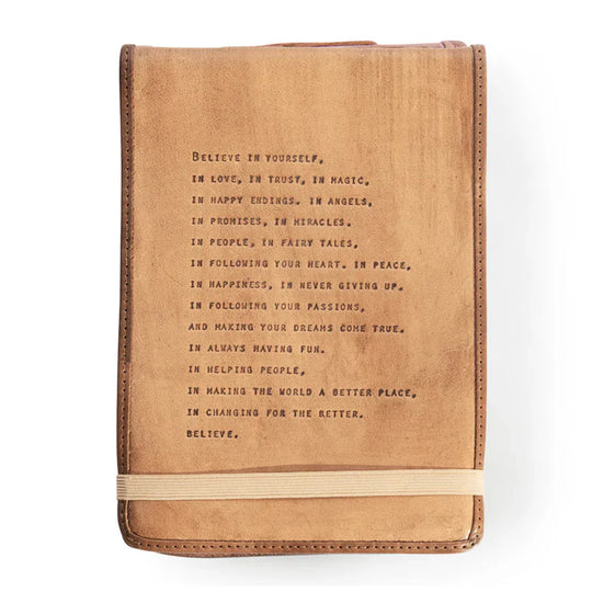 Believe In Yourself Leather Journal