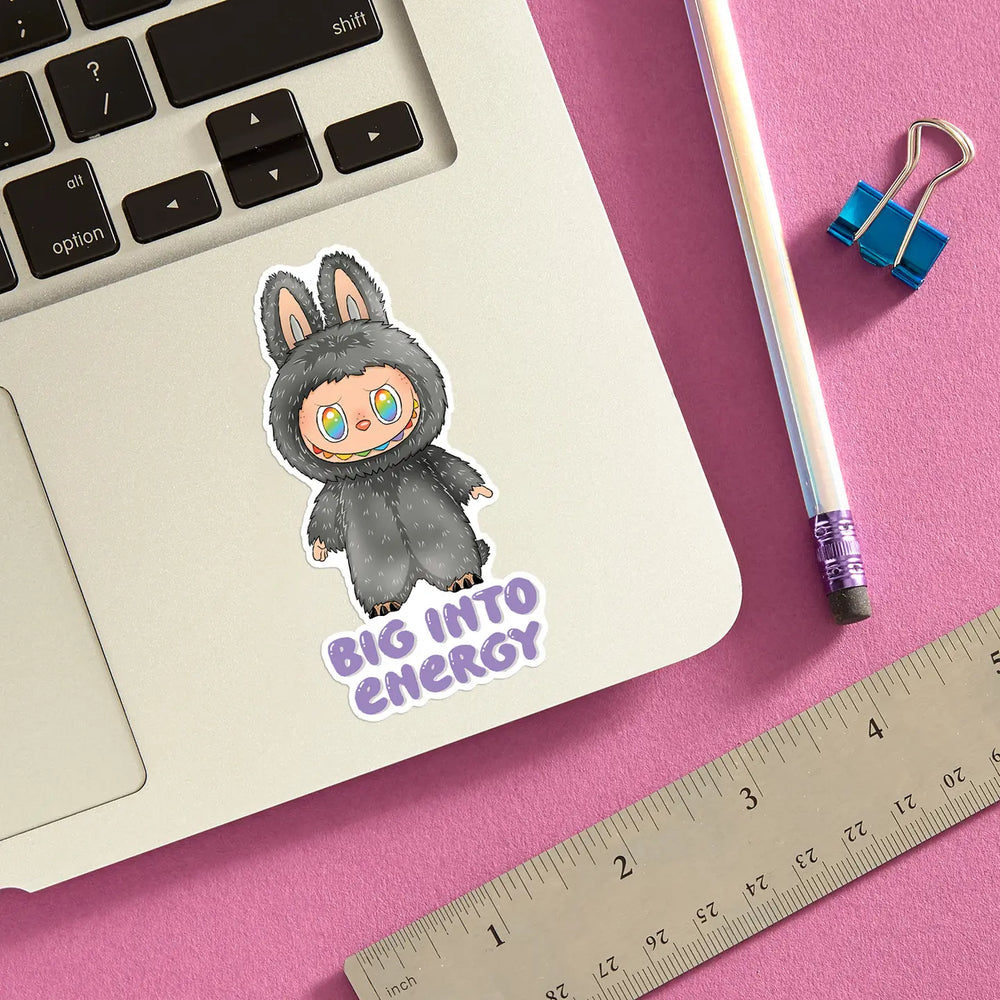 Secret Labubu Big Into Energy Sticker