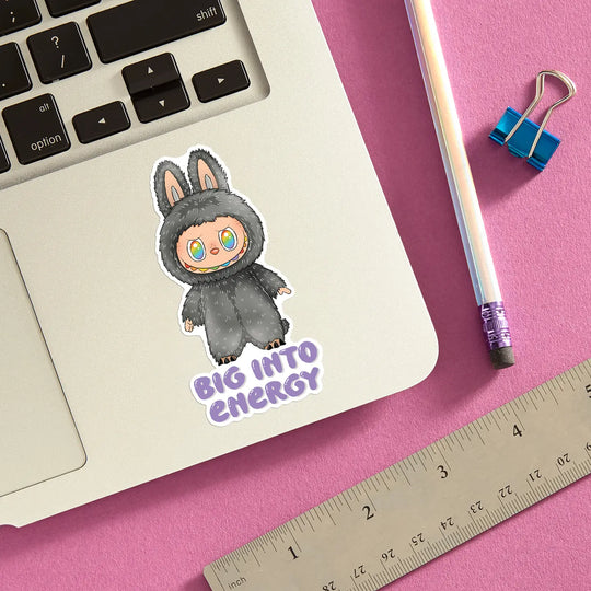 Secret Labubu Big Into Energy Sticker