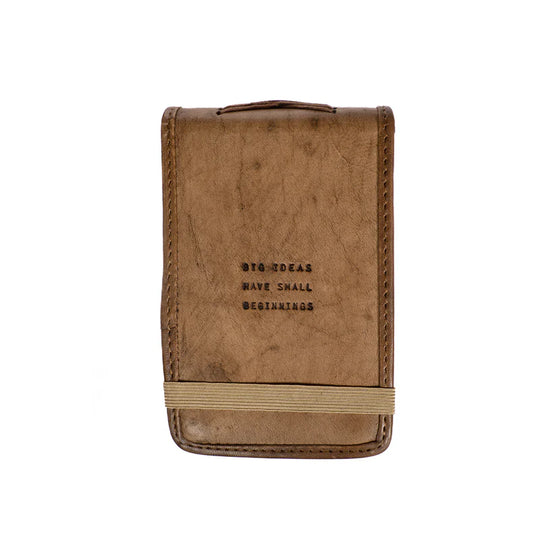 Big Ideas Mini Leather Journal