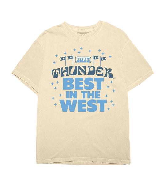 Best in the West Oklahoma City Thunder Tshirt