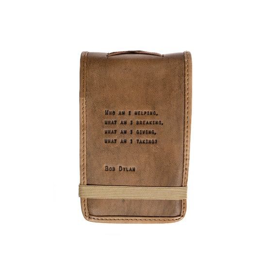Bob Dylan Mini Leather Journal