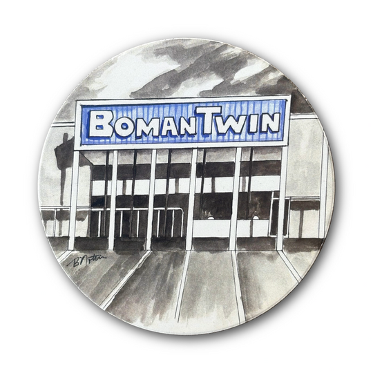 Boman Twin Cinemas Coaster