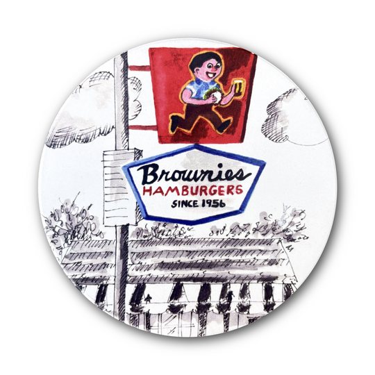 Brownies Hamburgers Coaster