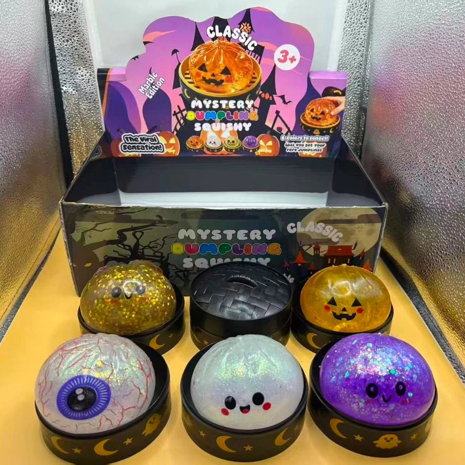 Halloween Mystery Squishy Dumpling - Marble Edition