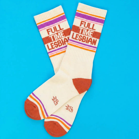 Full Time Lesbian Gym Crew Socks