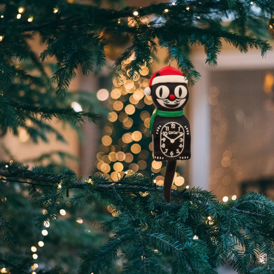 Kit-Cat Klock Christmas Ornament - Santa Hat
