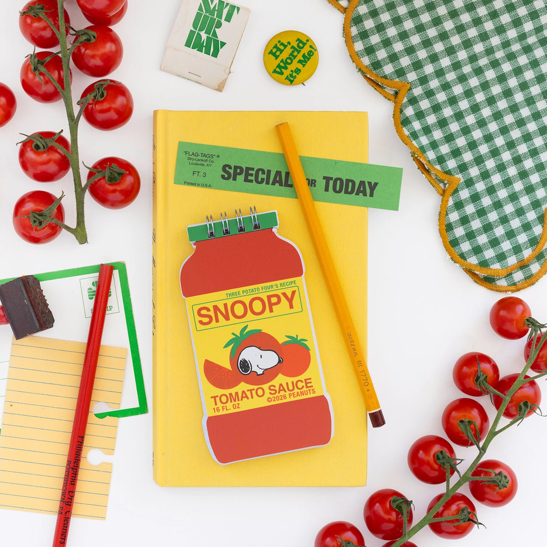 Snoopy Tomato Sauce Mini Notebook