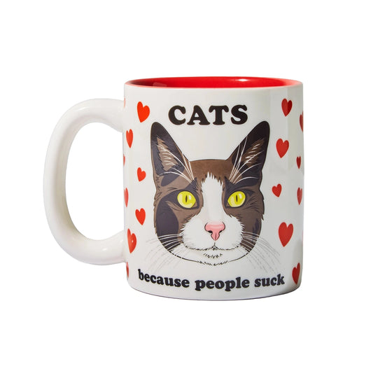 Cats Because People Suck Mug