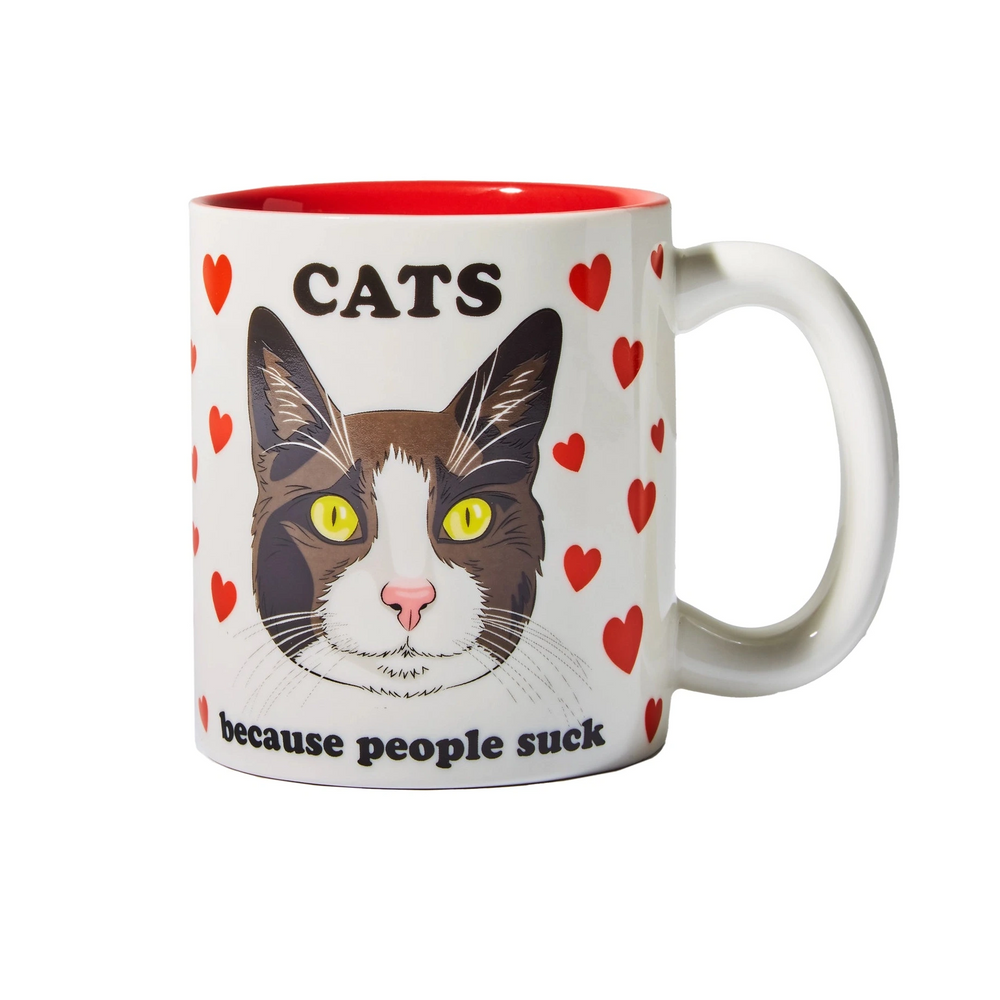 Cats Because People Suck Mug
