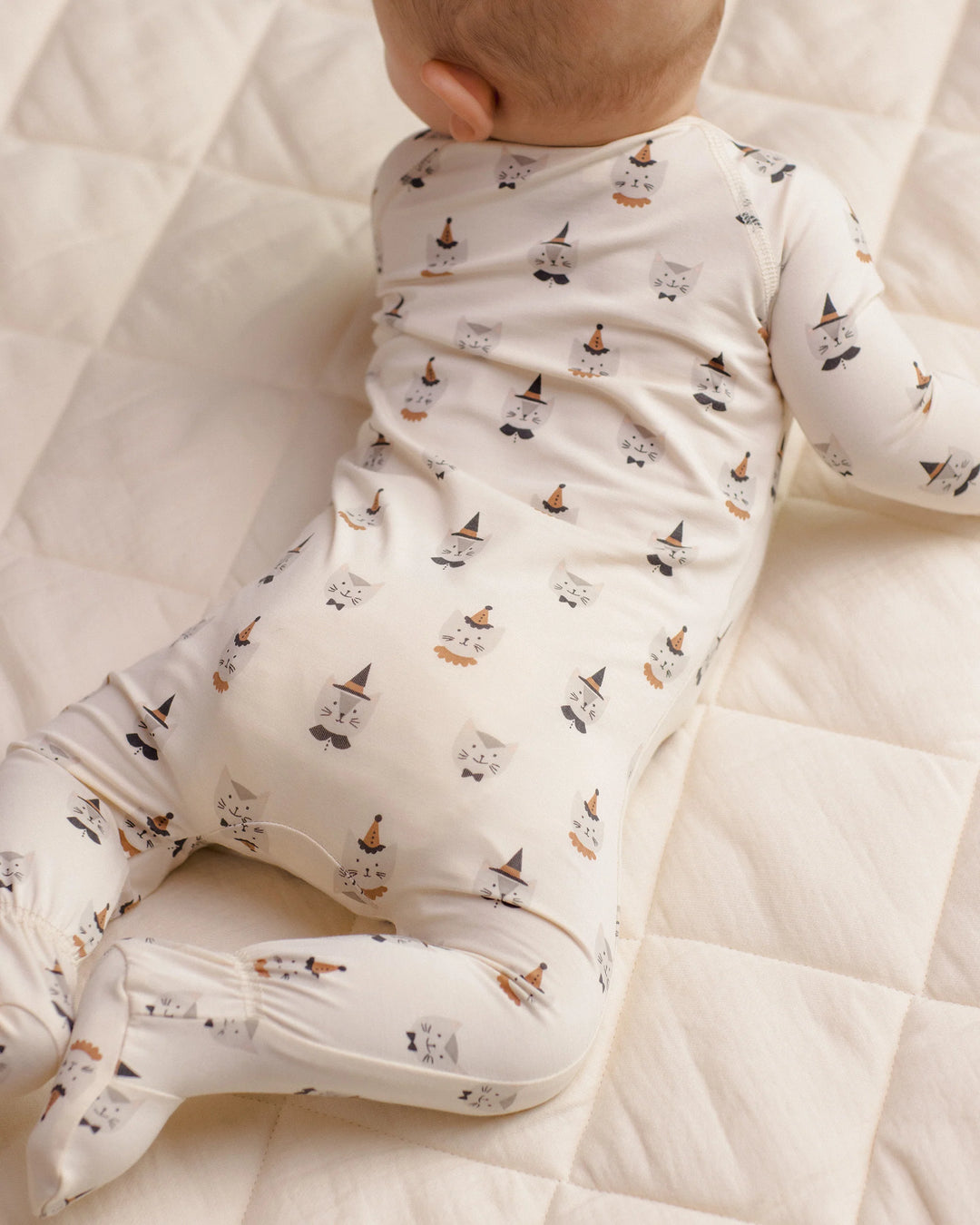 Quincy Mae - Costume Kittens Zip Onesie