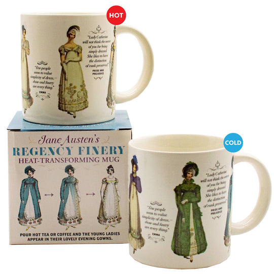 Jane Austen Regency Finery Heat Changing Mug
