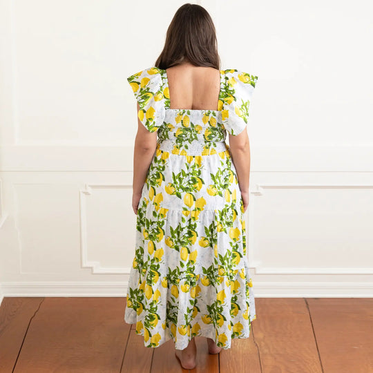 Lemons Smocked Dress