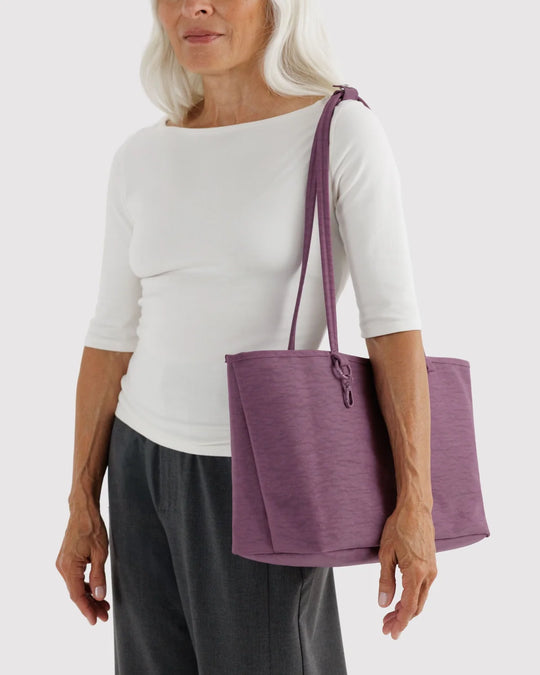 Baggu Medium Nylon Reversible Tote - Wild Plum Mix