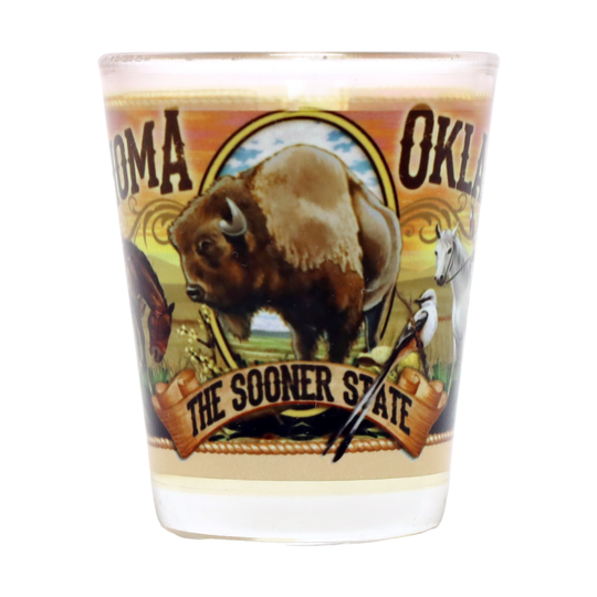Oklahoma Mural Shot Glass