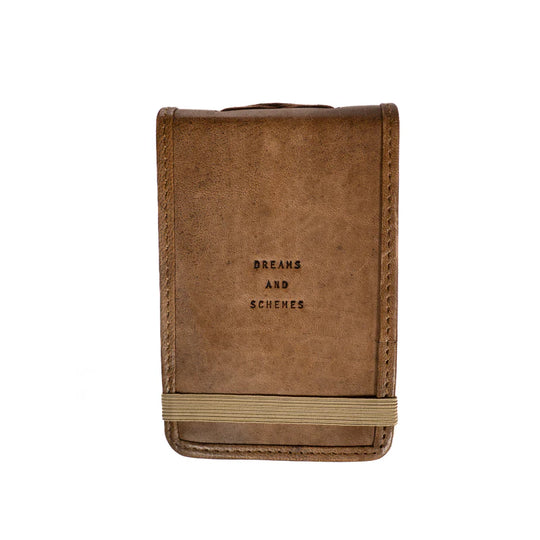 Dreams And Schemes Mini Leather Journal