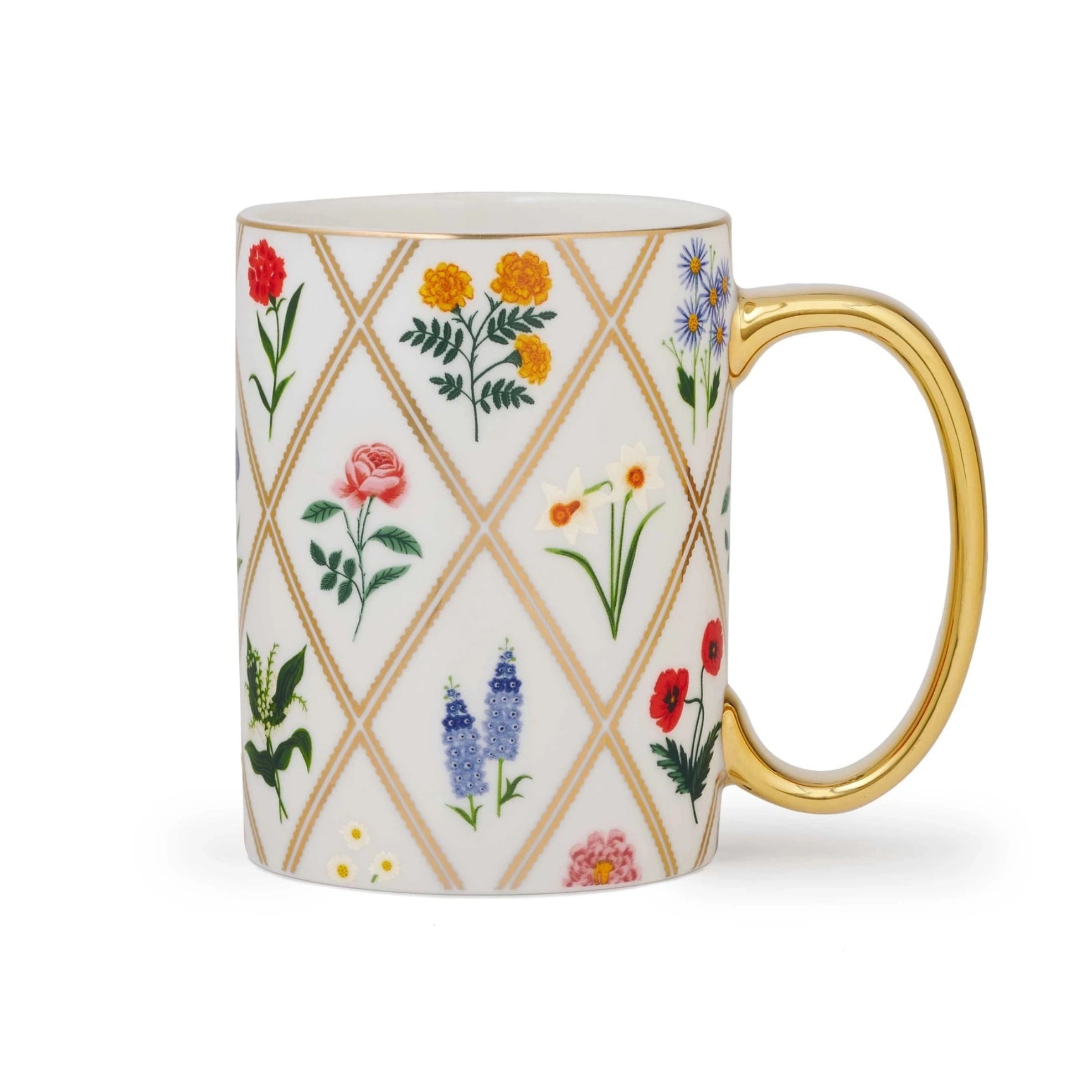 Garden Study Porcelain Mug – Ida Red